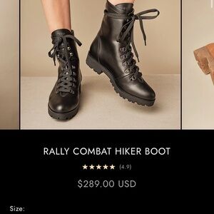 Bhava Rally Combat Hiker Boot - Black
